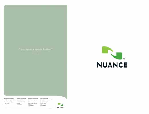 Nuance Marketing Folder